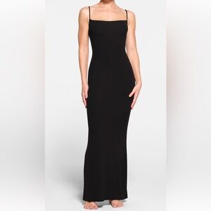 SKIMS Black Maxi Dress
